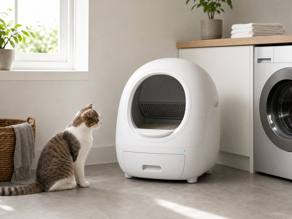 Smart Self-Cleaning Cat Litter Box
